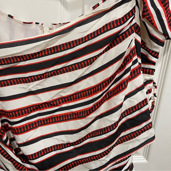 Anna Sui 3X Target Silk Printed Off the Shoulder Mini Dress NWOT - Picture 5 of 9